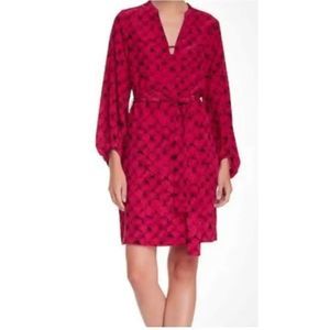 DVF Diane von Furstenberg Silk Tanyana Dress Pink 2